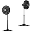 Ver imagem 3 de Ventilador de Coluna 40 Cm Turbo 10 Pás 150w Oscilante 3 Velocidades Preto Ventisol
