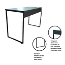 Ver imagem 2 de Mesa Reta Pé em Aço para Escritório 90cm Preta 100% Nacional