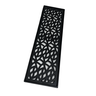 Grelha Quintal Garden 15x50 Aluminio Preto com Tela - 1