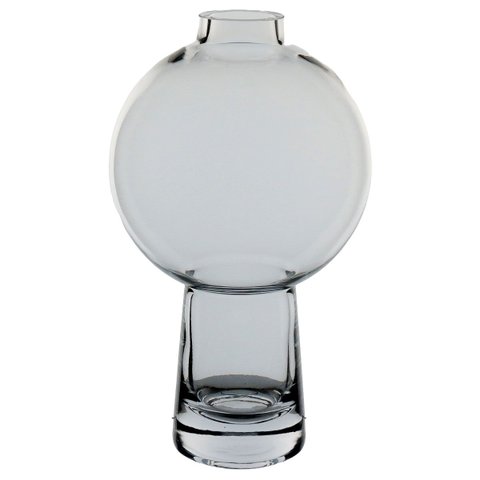 Vaso Decorativo Enfeite Planta Vintage Vidro 25x15x15cm Transparente