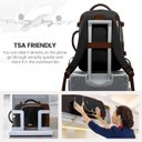 Ver imagem 2 de Lovevook Mochila Feminina de Viagem 15,6" Preto e Marrom