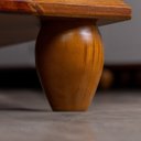 Ver imagem 6 de Balcão Cristaleira Adega Baixa 2 Portas Tampo Base e Pés em Madeira Maciça Joy Branco/Off White