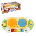 Ver imagem 1 de Minha Bandinha Teclado Piano + Bateria Musical infantil com Luzes