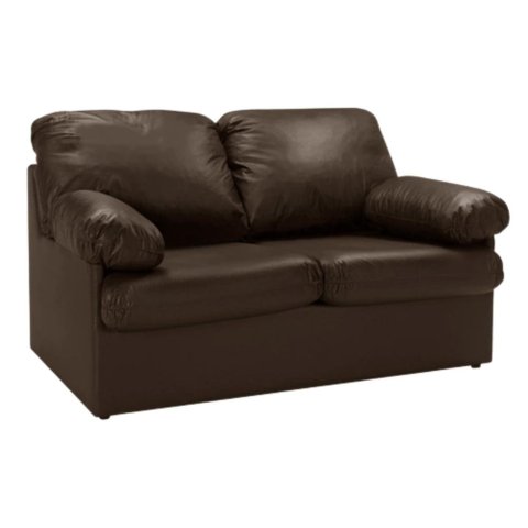 Sofá-cama 2 Lugares MH-1496 Herval Colchão Casal Marrom K