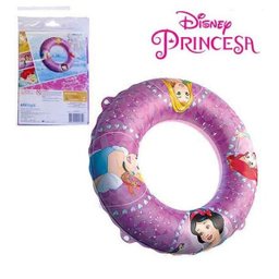 Boia Inflável Circular de Cintura com Franja Princesas Disney 80 cm Ø - 1