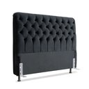 Ver imagem 2 de Cabeceira de Cama Box Queen 158 Cm Padua Casavezi Suede Veludo Preto