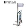 Papeleira de Piso C/ Revisteiro Inox - Kromus Qd0408 - 5