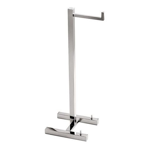 Papeleira de Piso c/ Revisteiro Inox - Kromus QD0408
