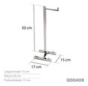 Ver imagem 4 de Papeleira de Piso C/ Revisteiro Inox - Kromus Qd0408