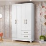 Guarda Roupa 4 Portas Chile Branco 952440 Moval - 2