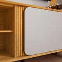 Ver imagem 6 de Rack com Painel Peter 150cm para TV até 65 Polegadas MDP/MDF - Cedro/Bali