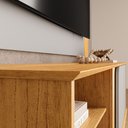 Ver imagem 5 de Rack com Painel Peter 150cm para TV até 65 Polegadas MDP/MDF - Cedro/Bali
