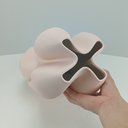 Ver imagem 6 de Vaso Decorativo Enfeite Planta Aparador 3D Cerâmica 32x19x19cm Nude