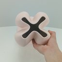 Ver imagem 5 de Vaso Decorativo Enfeite Planta Aparador 3D Cerâmica 32x19x19cm Nude