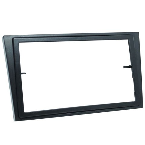 Moldura Painel 2 Din Dvd Corsa 2002 À 2014 Meriva Montana Vectra Preta S/m 02/14 Preto