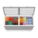 Ver imagem 3 de Freezer Horizontal Inverter Dupla Ação Metalfrio Da550iftech 543 Litros Branco Bivolt