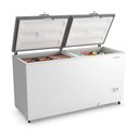 Ver imagem 2 de Freezer Horizontal Inverter Dupla Ação Metalfrio Da550iftech 543 Litros Branco Bivolt