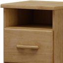 Ver imagem 6 de Mesa de Cabeceira 2 Gavetas Madeira Maciça Zahav F06 Freijó - Lyam Decor