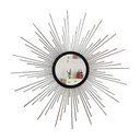 Ver imagem 1 de Espelho decorativo de parede redondo com moldura palitada Órion Prata
