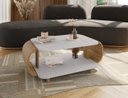 Ver imagem 1 de Mesa de Centro Floripa Off-white/cinamomo - Bechara