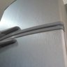 Adesivo Geladeira móveis Prata Aço Escovado Inox Plavitec 1,0 x 2,0m - 2