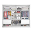 Ver imagem 3 de Guarda Roupa Rustic 1 Porta Ripado e 1 Porta com Espelho -Mademarcs