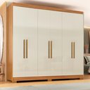 Ver imagem 1 de Guarda-roupa Paris 6 Portas Mdp com Pés