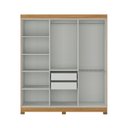 Ver imagem 3 de Guarda-roupa Paris 6 Portas Mdp com Pés