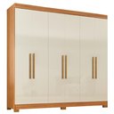 Ver imagem 2 de Guarda-roupa Paris 6 Portas Mdp com Pés