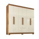 Ver imagem 2 de Guarda-roupa Paris 6 Portas Mdp com Pés