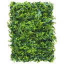 Ver imagem 3 de Kit 4 Placas Jardim Vertical Artificial Samambaia Eucalipto Folhagem Realista Decoração Interna 60cm