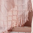 Ver imagem 4 de Manta Tricot Style Decorativa 127x152 Toque Super Macio Champagne