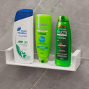 Ver imagem 1 de Porta Shampoo Prateleira Banheiro Parede Metal Branco