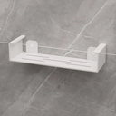 Ver imagem 3 de Porta Shampoo Prateleira Banheiro Parede Metal Branco