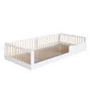 Ver imagem 1 de Cama Infantil Montessoriana Solteiro 198x95cm Branco/natural Camoso001