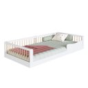 Ver imagem 2 de Cama Infantil Montessoriana Solteiro 198x95cm Branco/natural Camoso001
