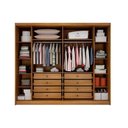 Ver imagem 2 de Guarda Roupa Casal 6 Portas e 8 Gavetas Santoro/bolonha Freijo Cumaru C/ Fendi - Novo Horizonte