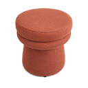 Ver imagem 5 de Puff Giratório Orgânico Arco Linho Terracota - Sallar Home