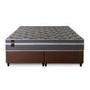 Ver imagem 6 de Conjunto Cama Box Espuma Miami Cinza King 193x203x62