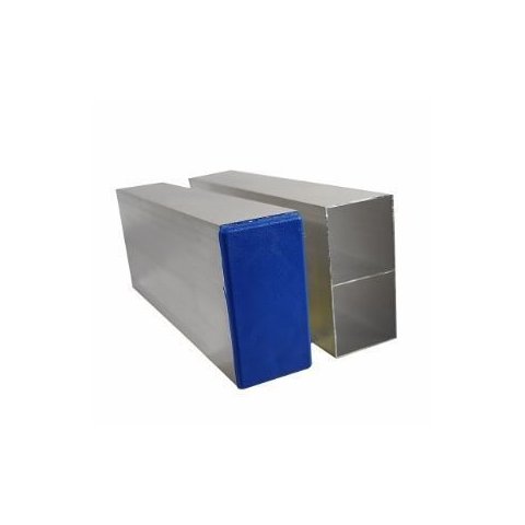 Régua para Pedreiro 3m Bitubo 0,6 Kg Azul 6 Peças Alunes Alum Alunes Aluminio