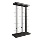 Ver imagem 1 de Kit Expositor de Calçados com 3 Colunas Duplo e 42 Suportes Aramados Screw Comac Preto