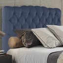 Ver imagem 2 de Cabeceira Queen 158 cm Milan Veludo Azul Soon