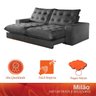 Sofá Retrátil e Reclinável Milão 290m com Super Pillow de 30cm com Molas Pocket - Movenzo Estofados - 7
