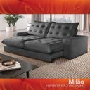 Ver imagem 3 de Sofá Retrátil e Reclinável Milão 290m com Super Pillow de 30cm com Molas Pocket - Movenzo Estofados
