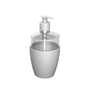 Ver imagem 1 de Saboneteira Porta Sabonete Líquido para Banheiro Essence Cor Branco Durín