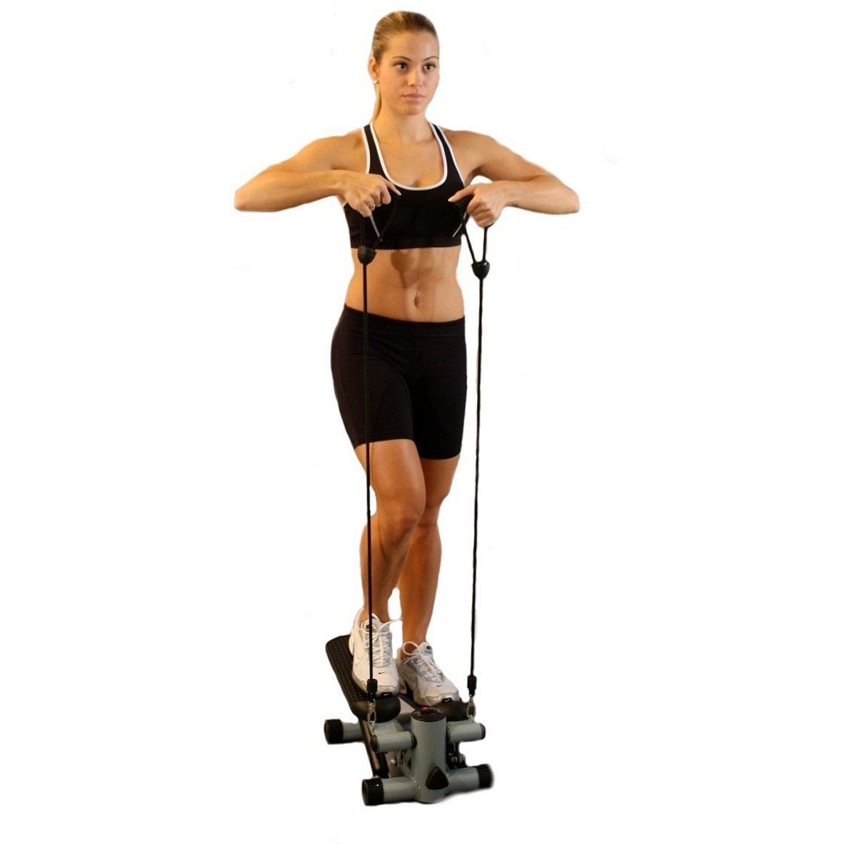 Mini Stepper Simulador Caminhada Fisioterapia Braço Perna Gluteo Corpo Exercicio Fisico Musculaçao a - 3