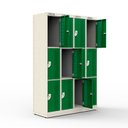 Ver imagem 3 de Armário de Aço 12 Portas - Nk 4303 Nilko Armários Verde Cadeado Padrão