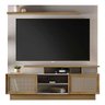 Estante Home para TV até 65 Polegadas Impulso Off White Noronha - 1