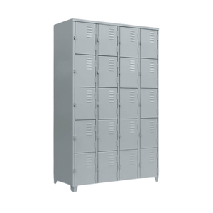 Armário Roupeiro de Aço Vestiário Academia 20 Portas Locker