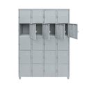 Ver imagem 2 de Armário Roupeiro de Aço Vestiário Academia 20 Portas Locker